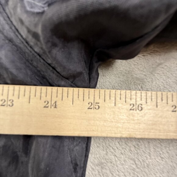 Fire Dept Pullover Jacket Mens Medium Black V Neck Windbreaker Lined Embroidered - Picture 15 of 16